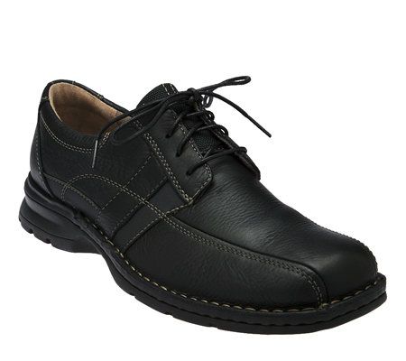 clarks leather shoes mens