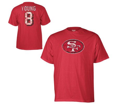 NFL 49ers Steve Young Youth (8-20) Retired Legends T-Shirt 