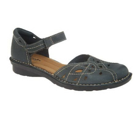 Clarks Leather Mary Janes - Nikki Tempo - Page 1 — QVC.com