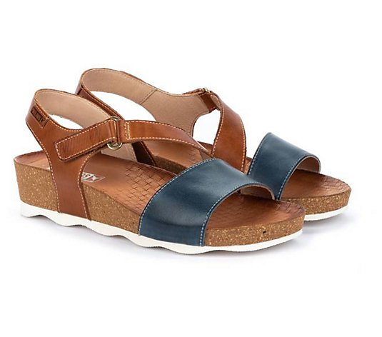 Pikolinos Leather Ankle Strap Sandals - Mahon