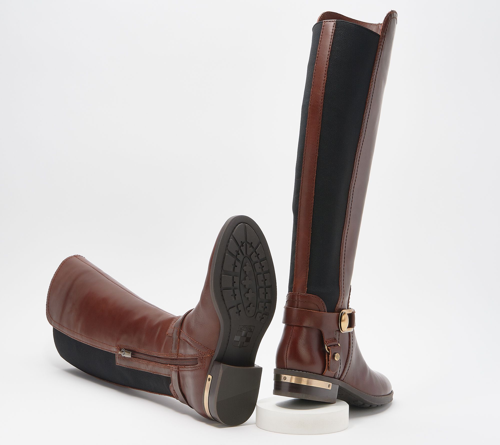 vince camuto pearly tall leather riding boot