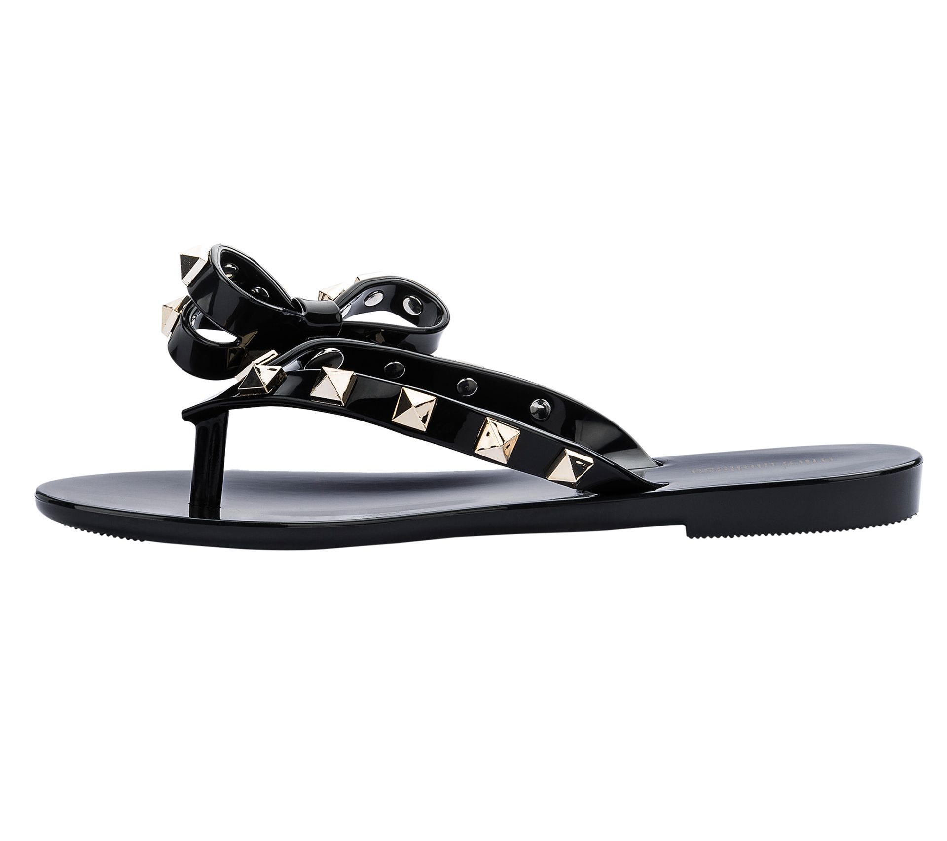 Mini Melissa Slip-On Bow Sandals - Harmonic Studs - QVC.com