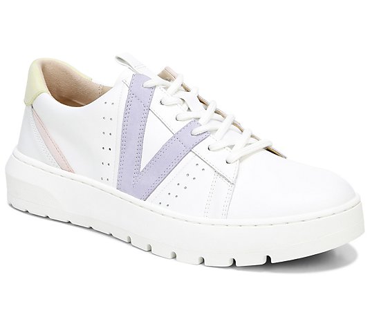 Vionic Leather Lace-Up Sneakers - Simasa