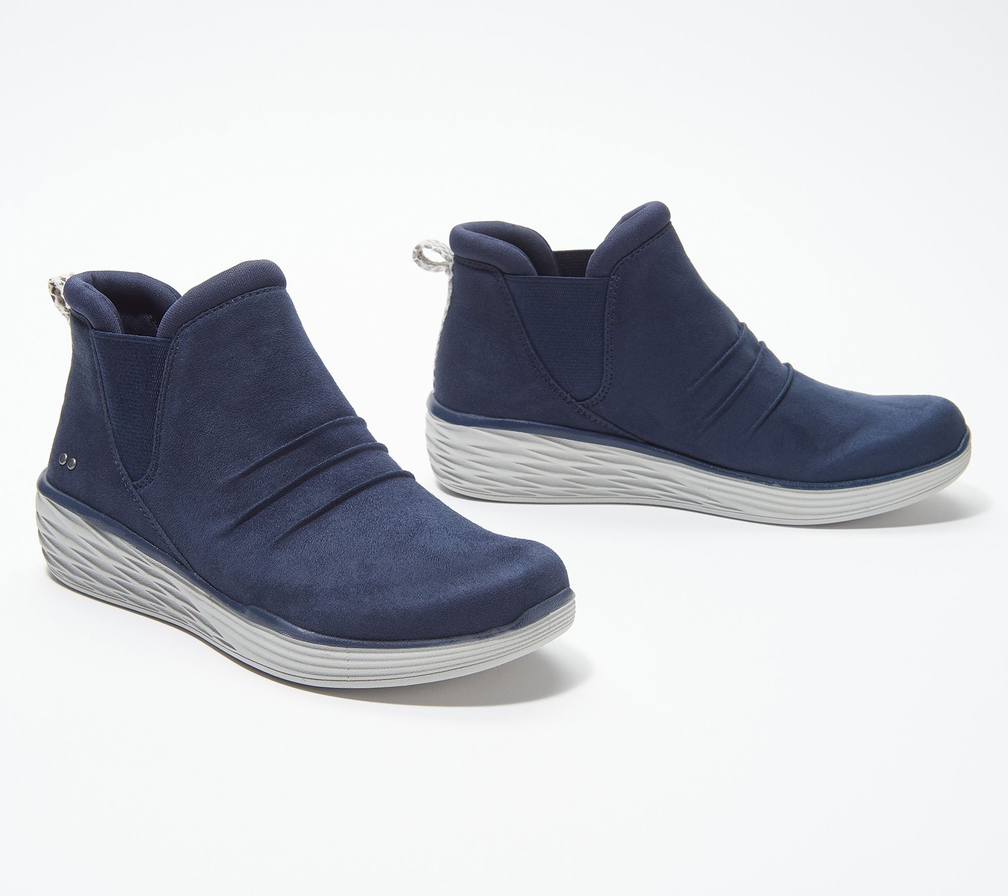 "As Is" Ryka Water Repellent Wedge Ankle Boots- Niah Animal