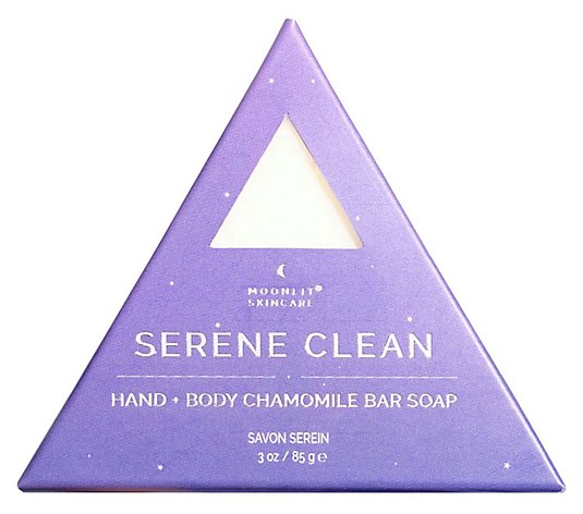 Moonlit Skincare Serene Clean Triangle Soap