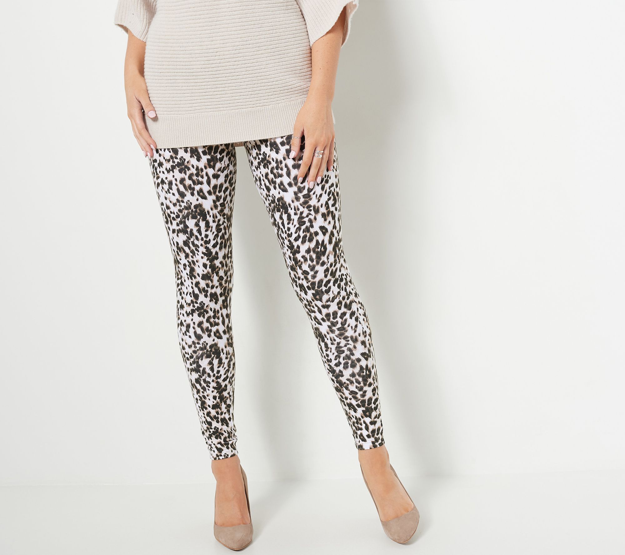 Women With Control Regular Cotton Jersey Pull On Slim Pants 