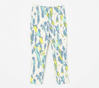 Women with Control Printed Girl's Legging - A473549