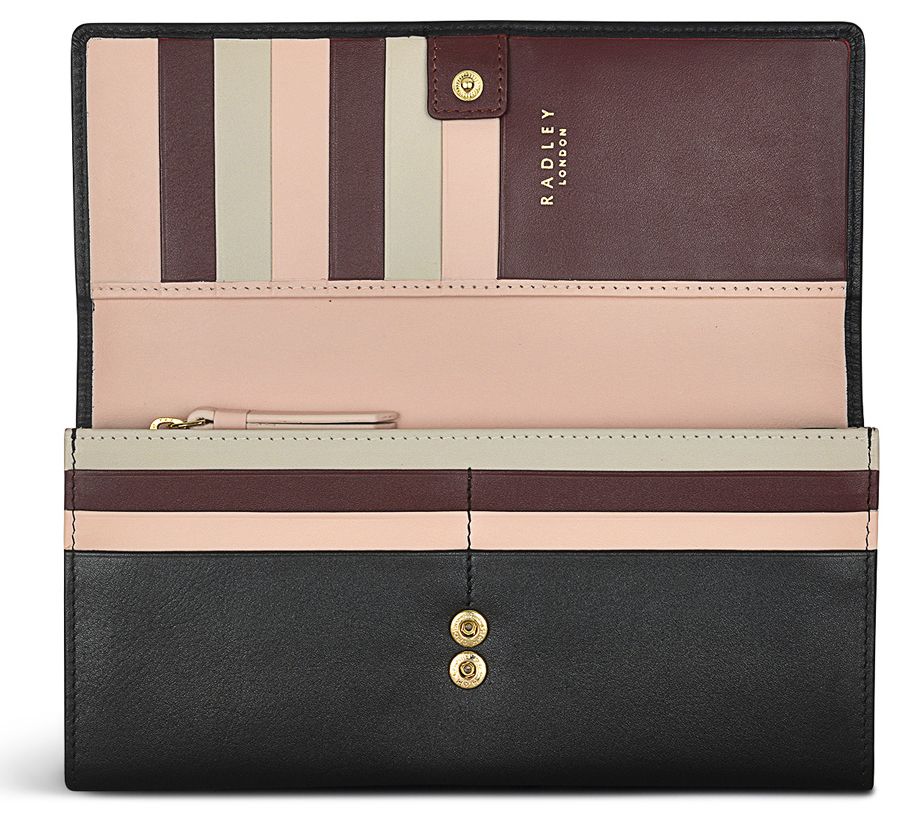 RADLEY London Radley Shadow Colourblock- LargeFlapover Wallet - QVC.com