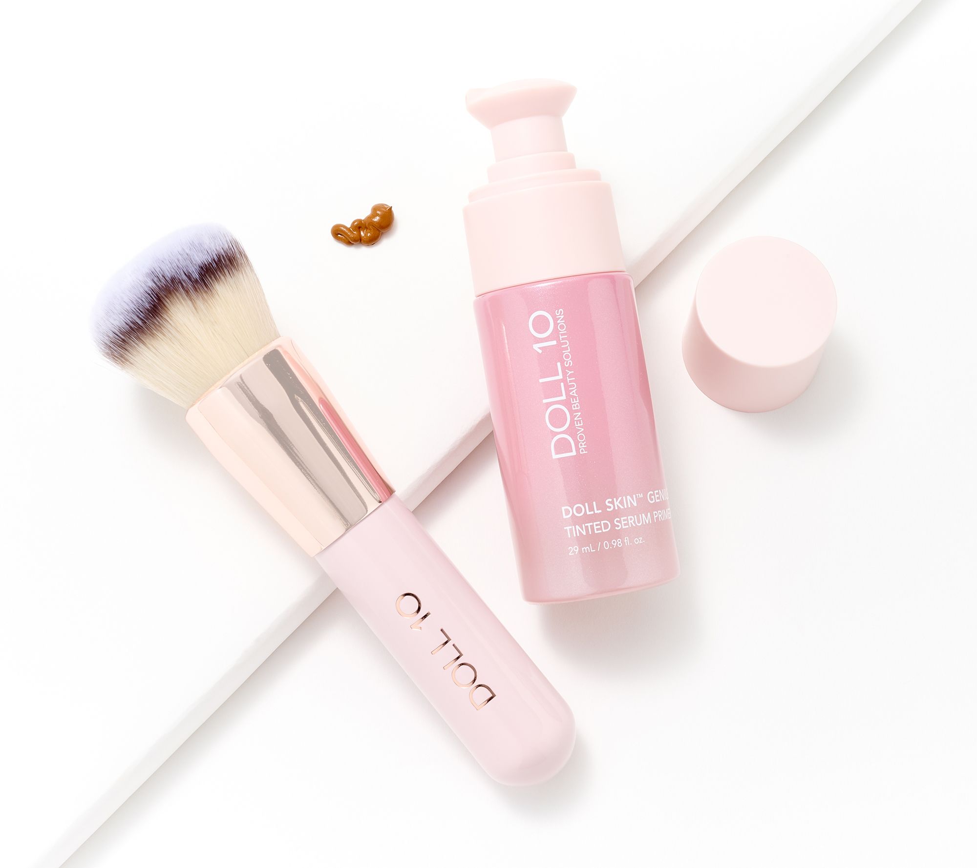 Doll 10 Doll Skin Genius Tinted Serum Primer with Brush