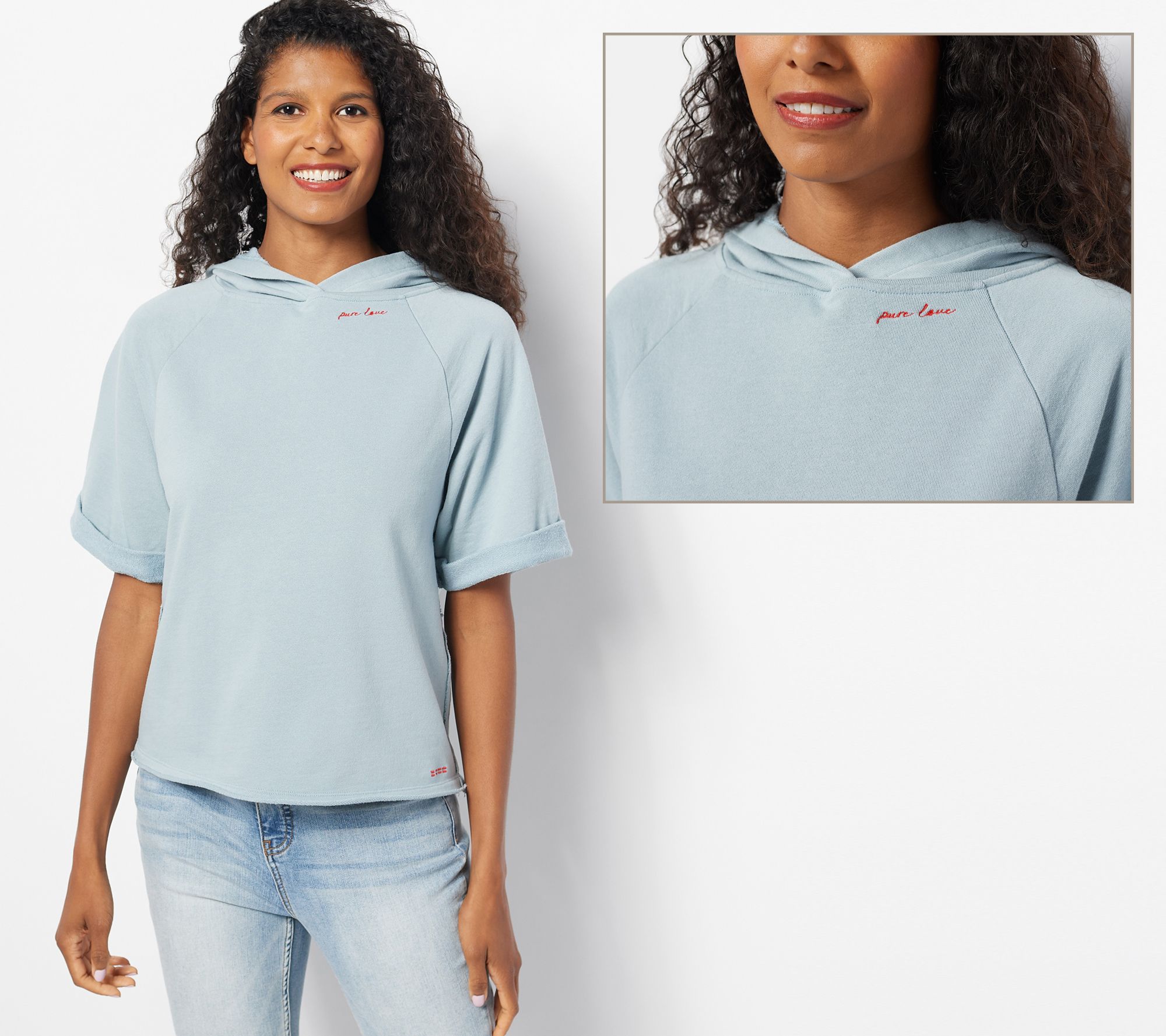 Peace Love World French Terry Sweatshirt