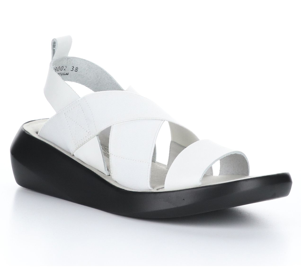 Fly London Leather Pull-On Sandal - BAJI848FLY- BR