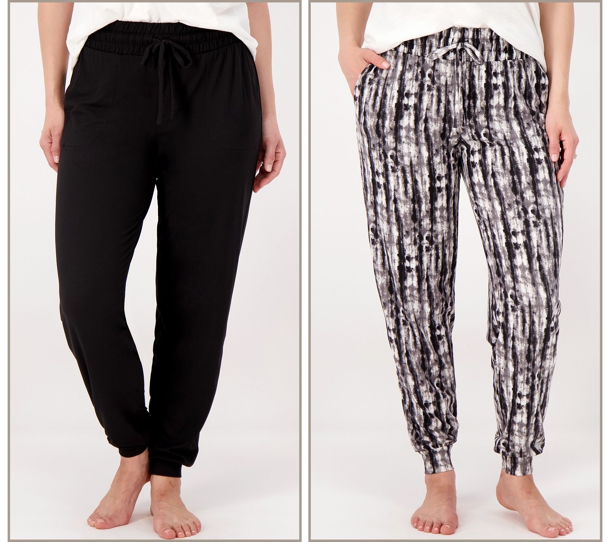 Anybody Petite Lush Jersey Set of Two Joggers