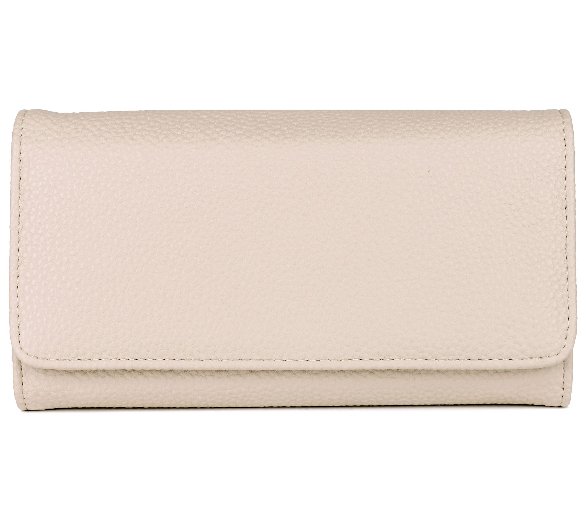 Julia Buxton Pebble RFID Bianca File Organizer