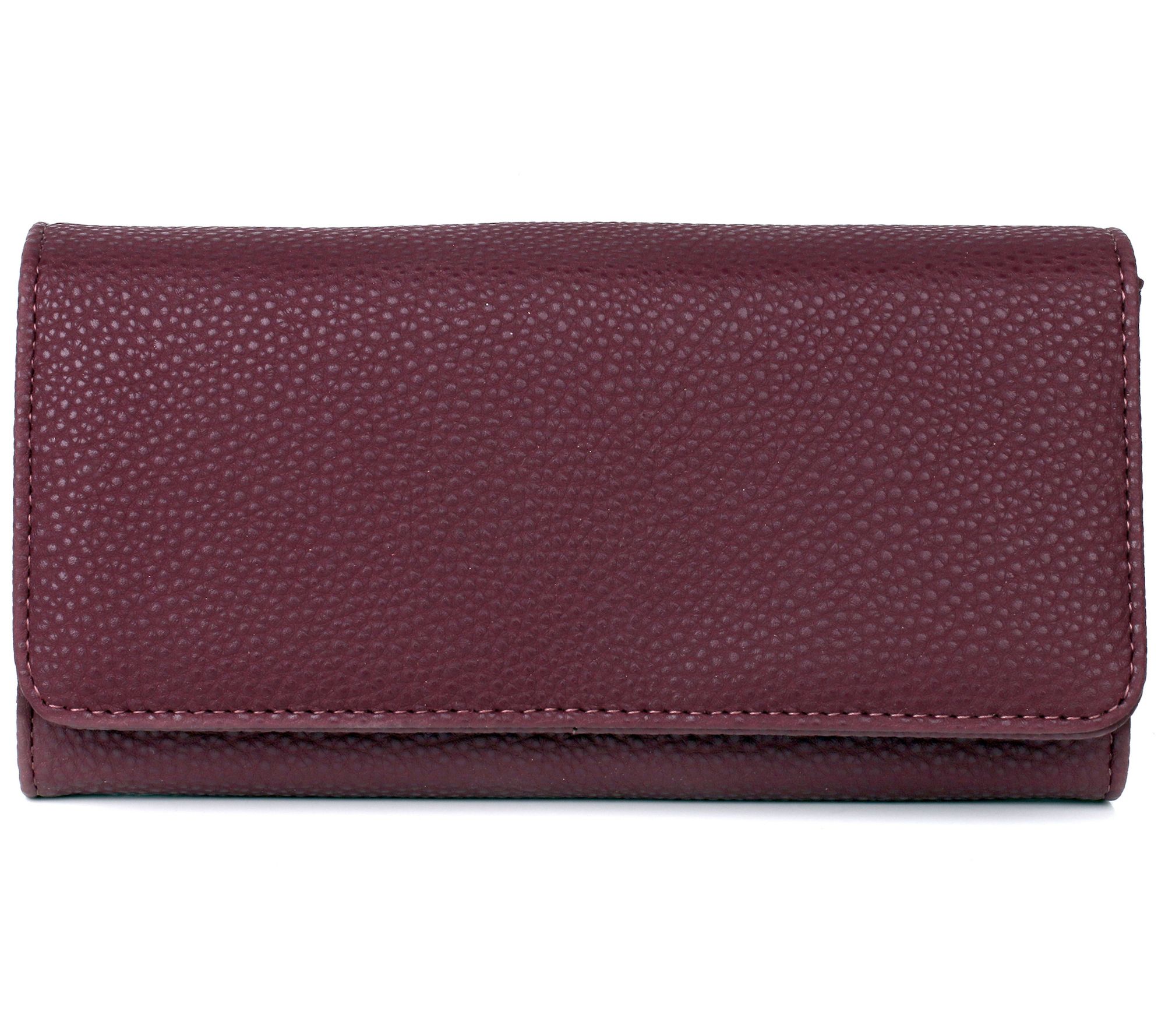 Julia Buxton Pebble RFID Bianca File Organizer