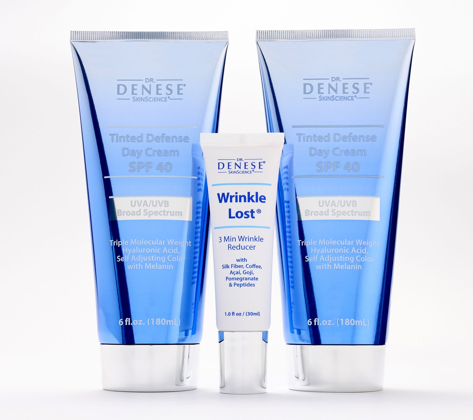 Dr. Denese SPF 40 Tinted Defense Day Cream Duo w/ Wrinkle Lost - A587249