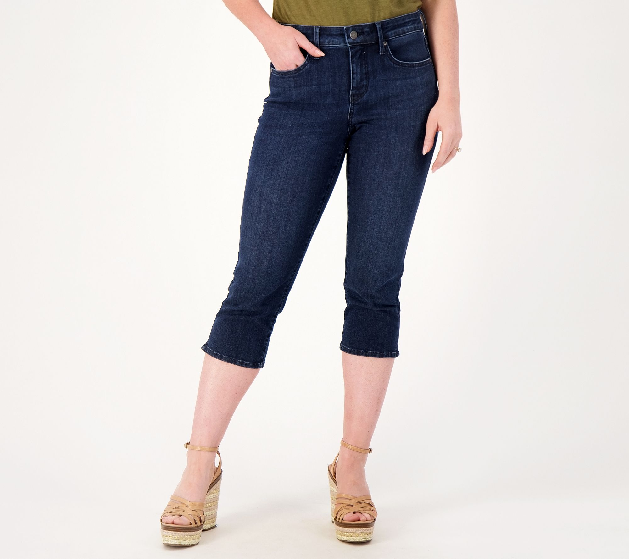 NYDJ Curves Mesquite Slim 360 Jeans- Straight Capri