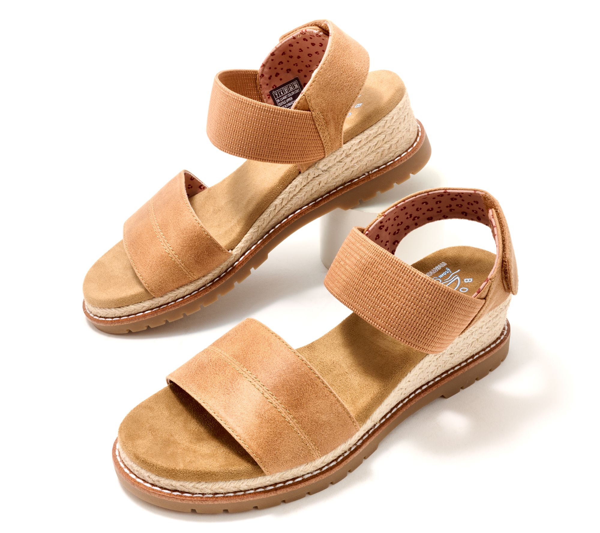 "As Is" Skechers Bobs Desert Chill Vegan Washable Sandals