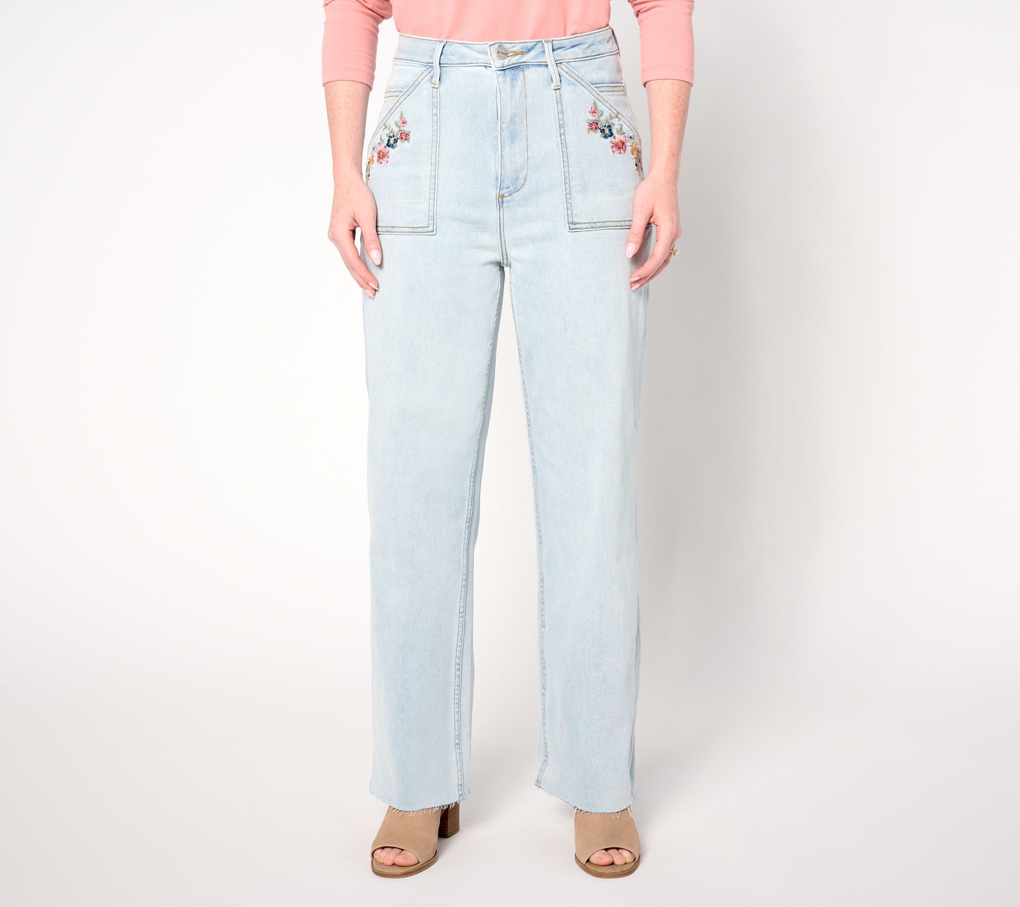 "As Is" Driftwood Jeans Taylor Straight Relaxed Jean- Serenity