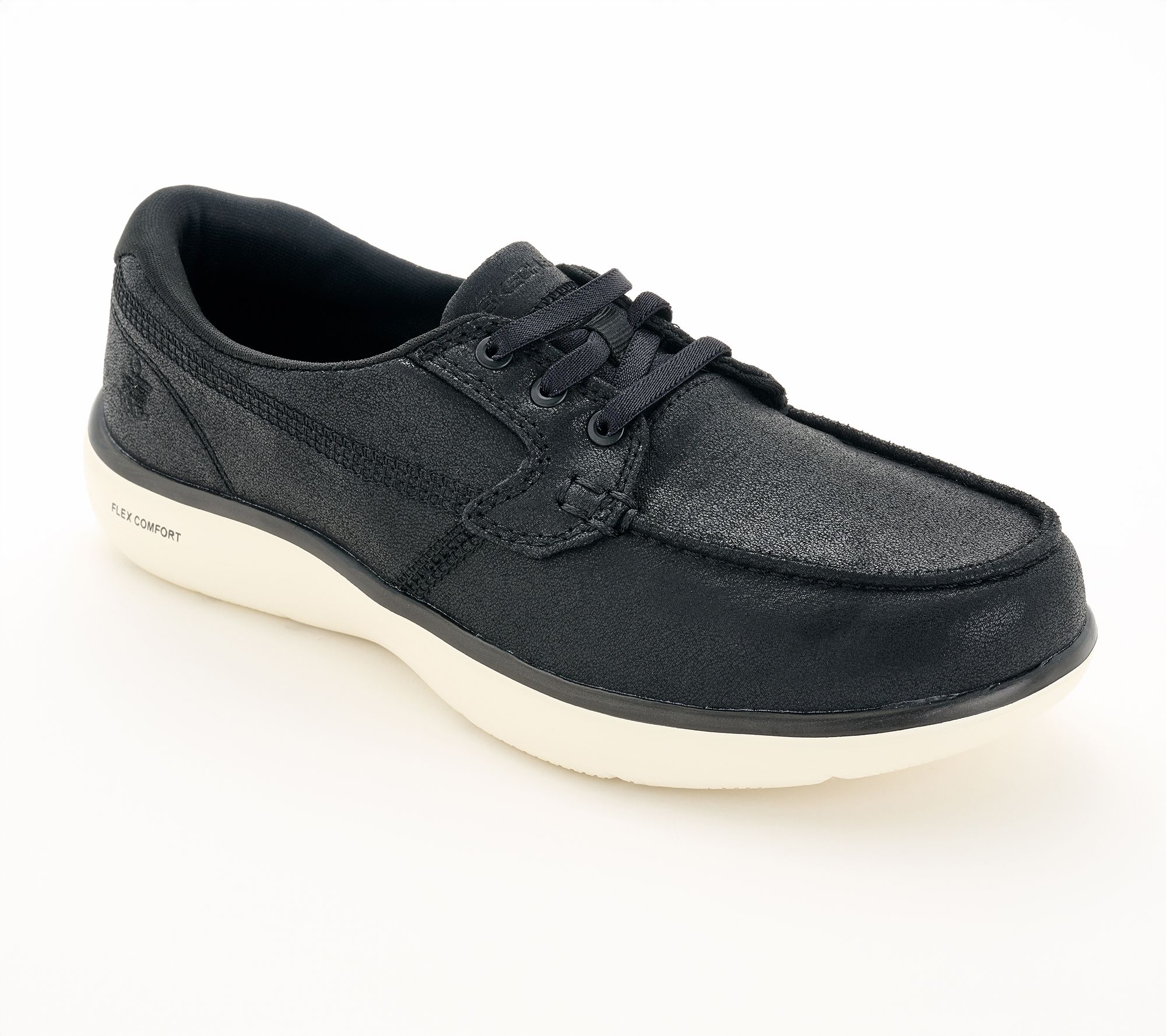 Skechers On-the-GO Flex Radiant Vegan Washable Boat Shoes - Gleam