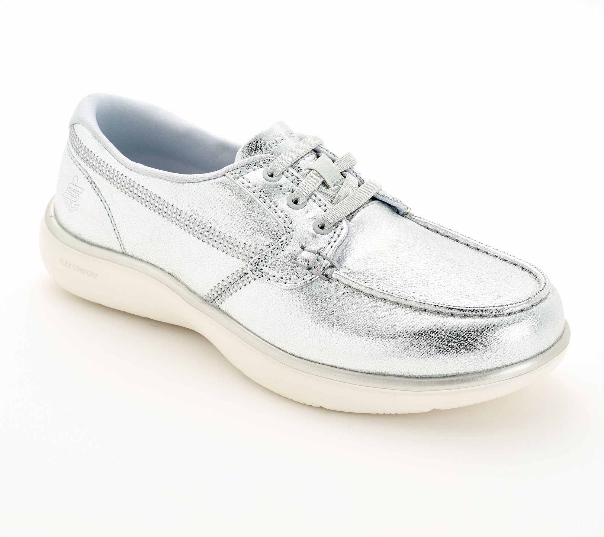 Skechers On-the-GO Flex Radiant Vegan Washable Boat Shoes - Gleam