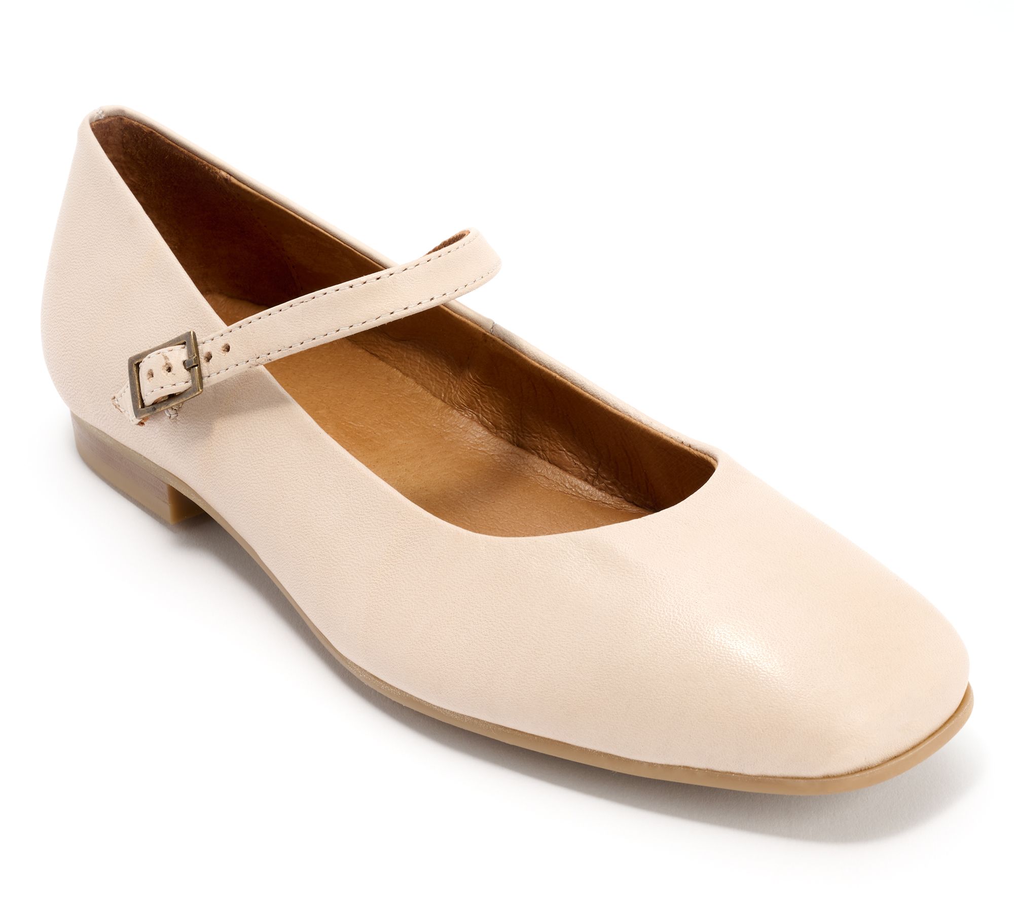"As Is" Miz Mooz Leather Mary Jane Flats - Zahara