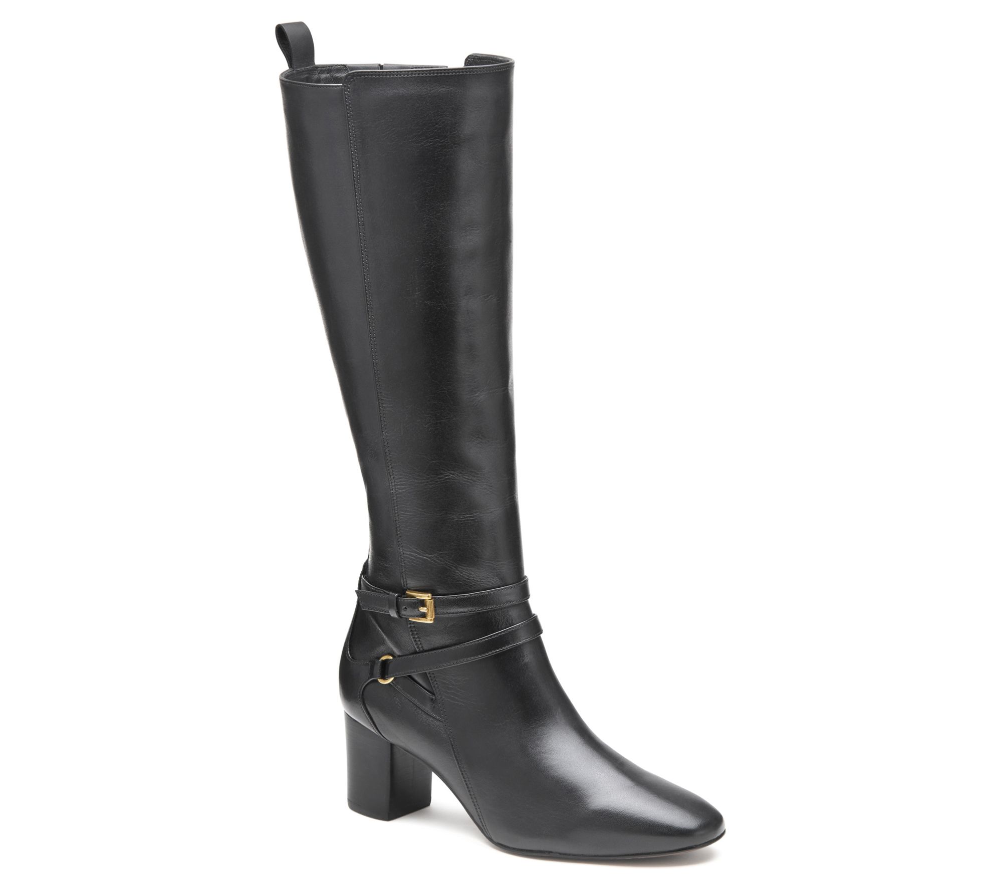 Johnston & Murphy Eleanor Belted Leather Dress Boot