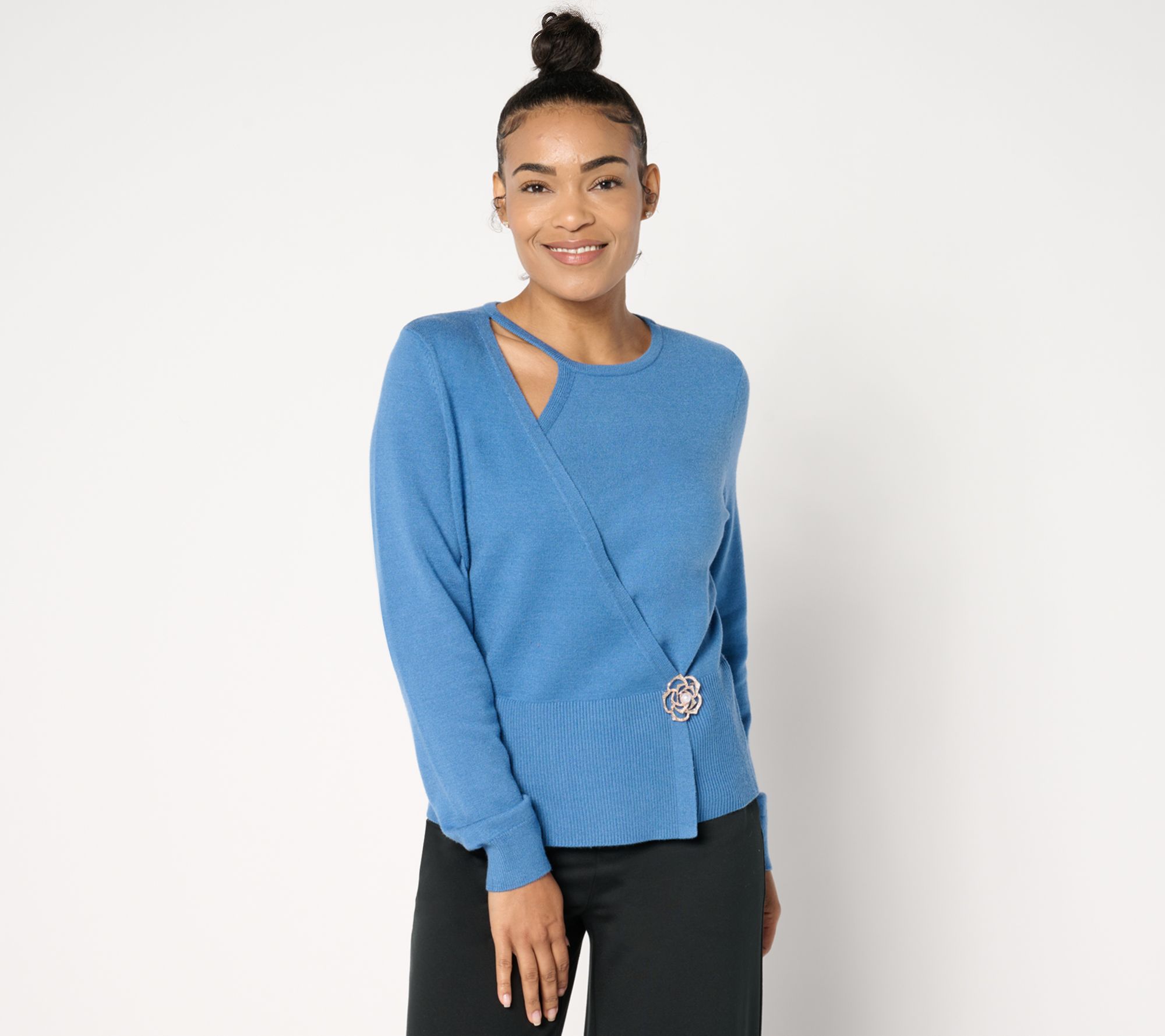 "As Is" Fierce by Mally Rose Cut Out Sweater