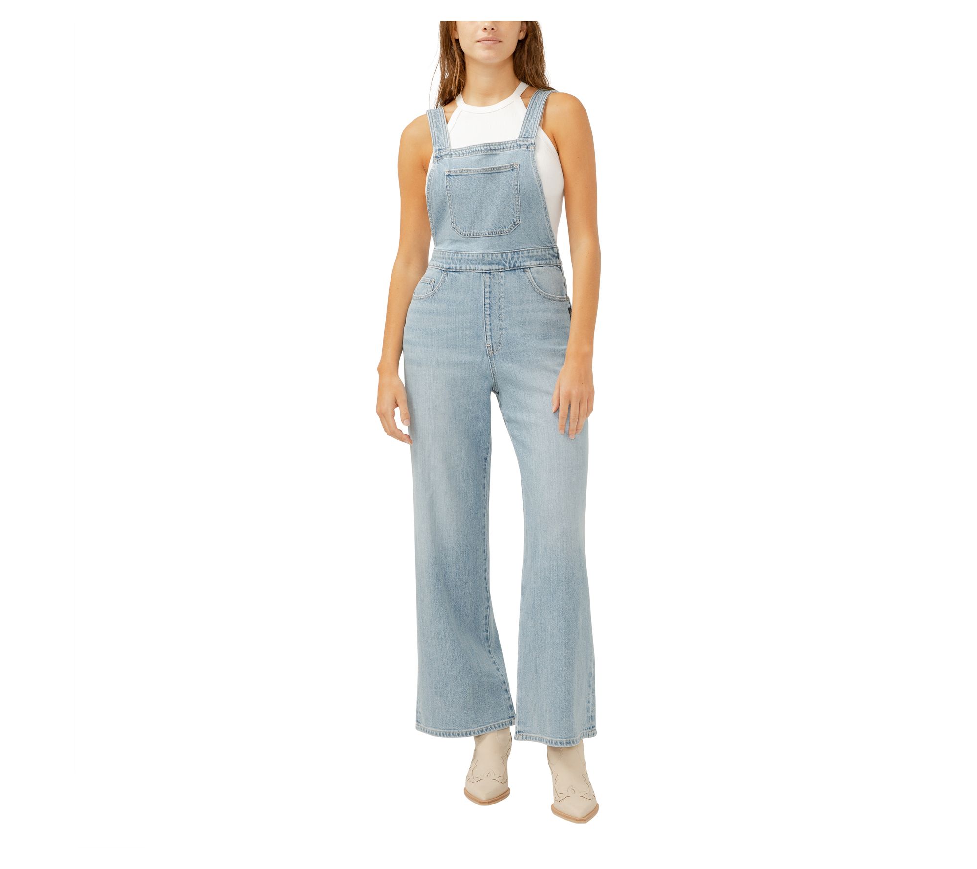 Silver Jeans Co. Women's Wide  Overall Jeans_ADM190