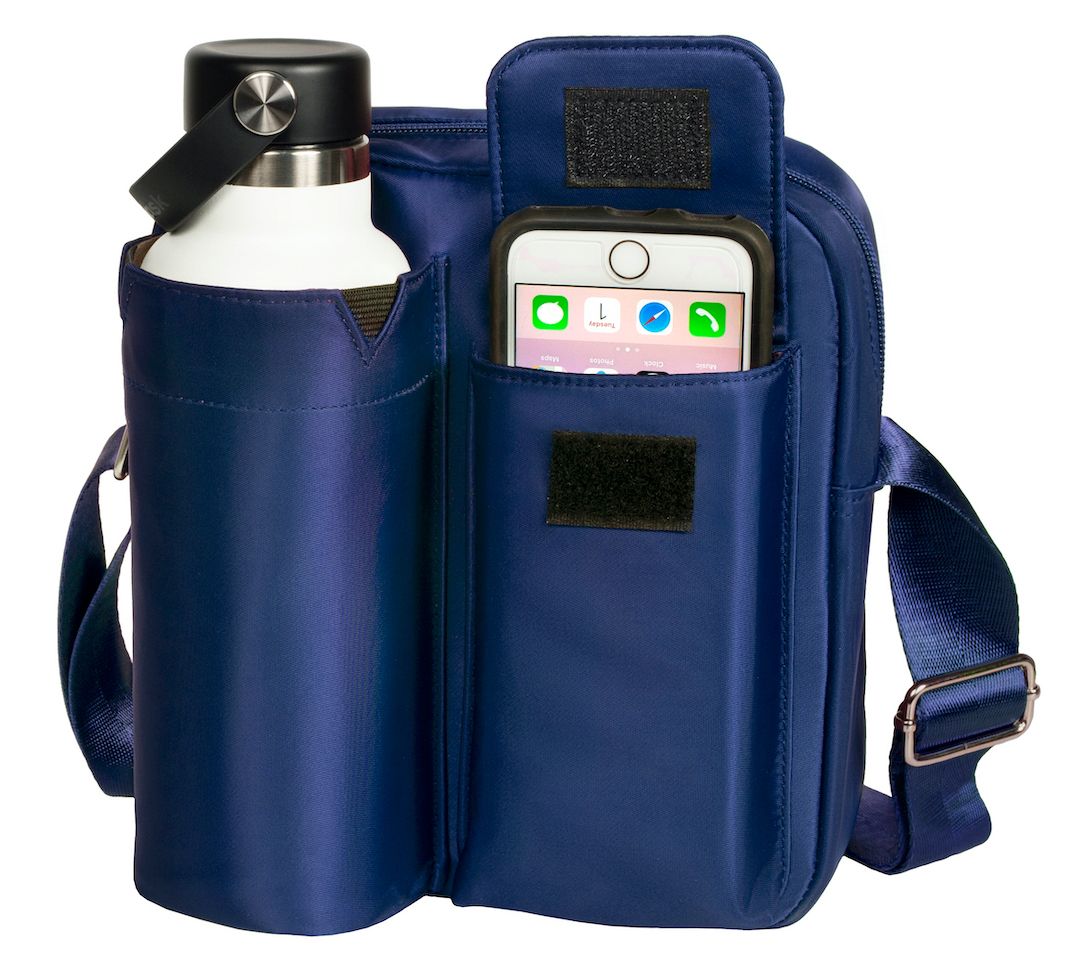 Organizzi DayTripper RFID Protected Crossbody Hydro-Bag