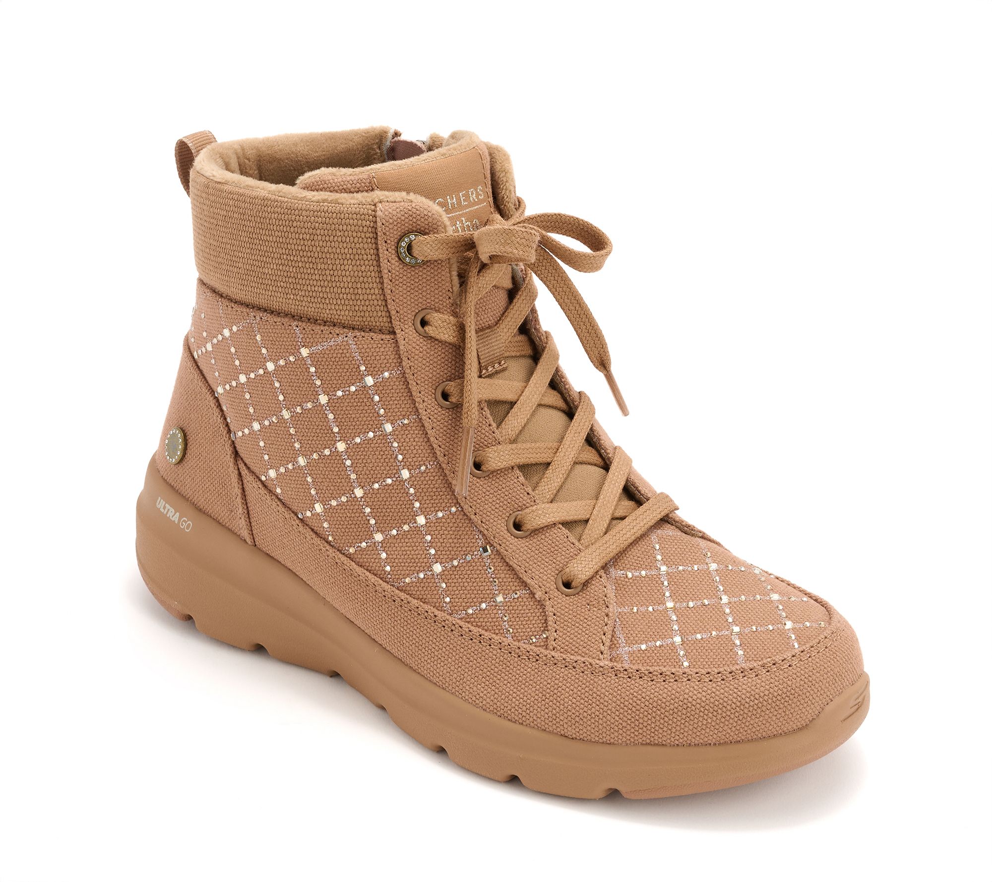 Martha Stewart x Skechers On -he-GO Lace Up Hiker Boots
