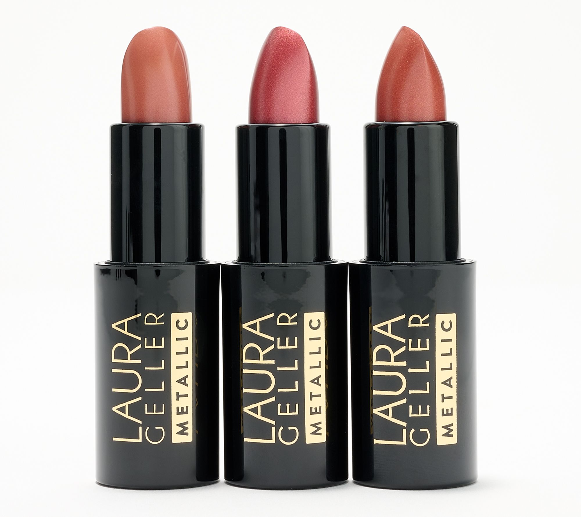 Laura Geller Modern Classic Metallic Lipstick Trio