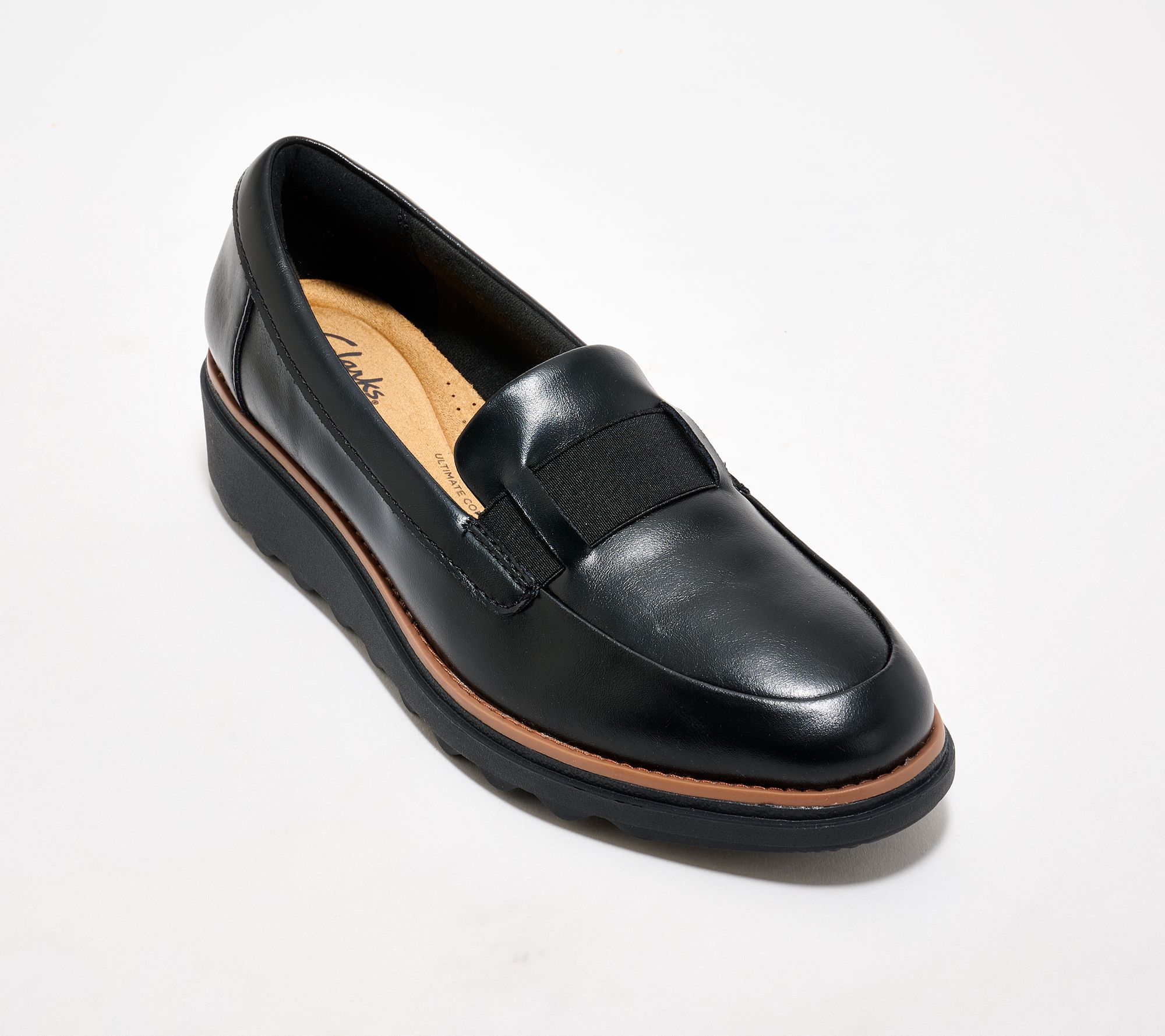Clarks Collection Leather Loafers - Sharon Pace