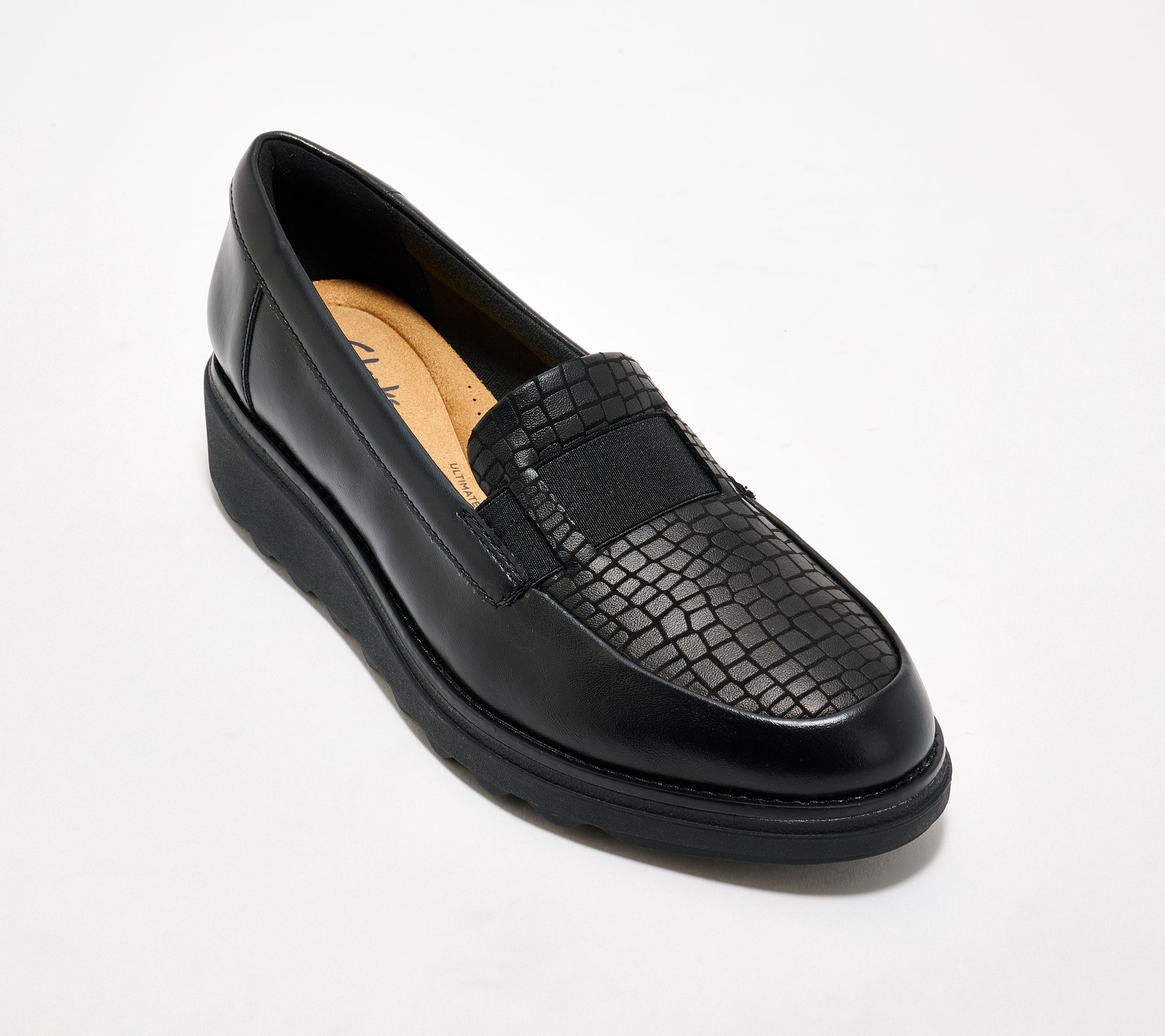 Clarks Collection Leather Loafers - Sharon Pace