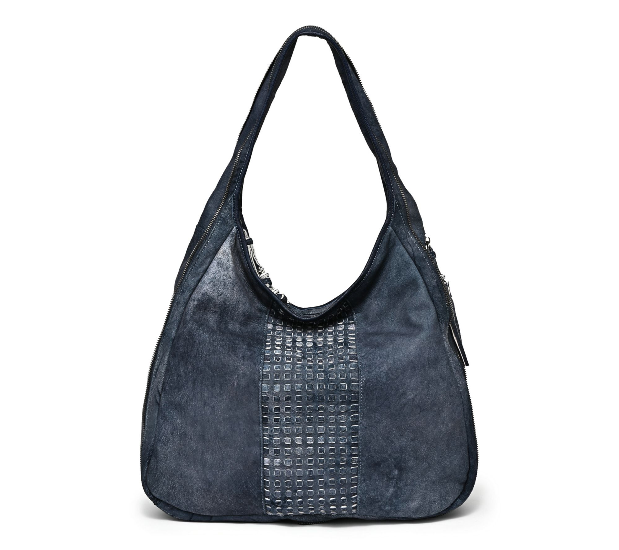 Old Trend Dorado Expandable Leather Hobo Shoulder Bag