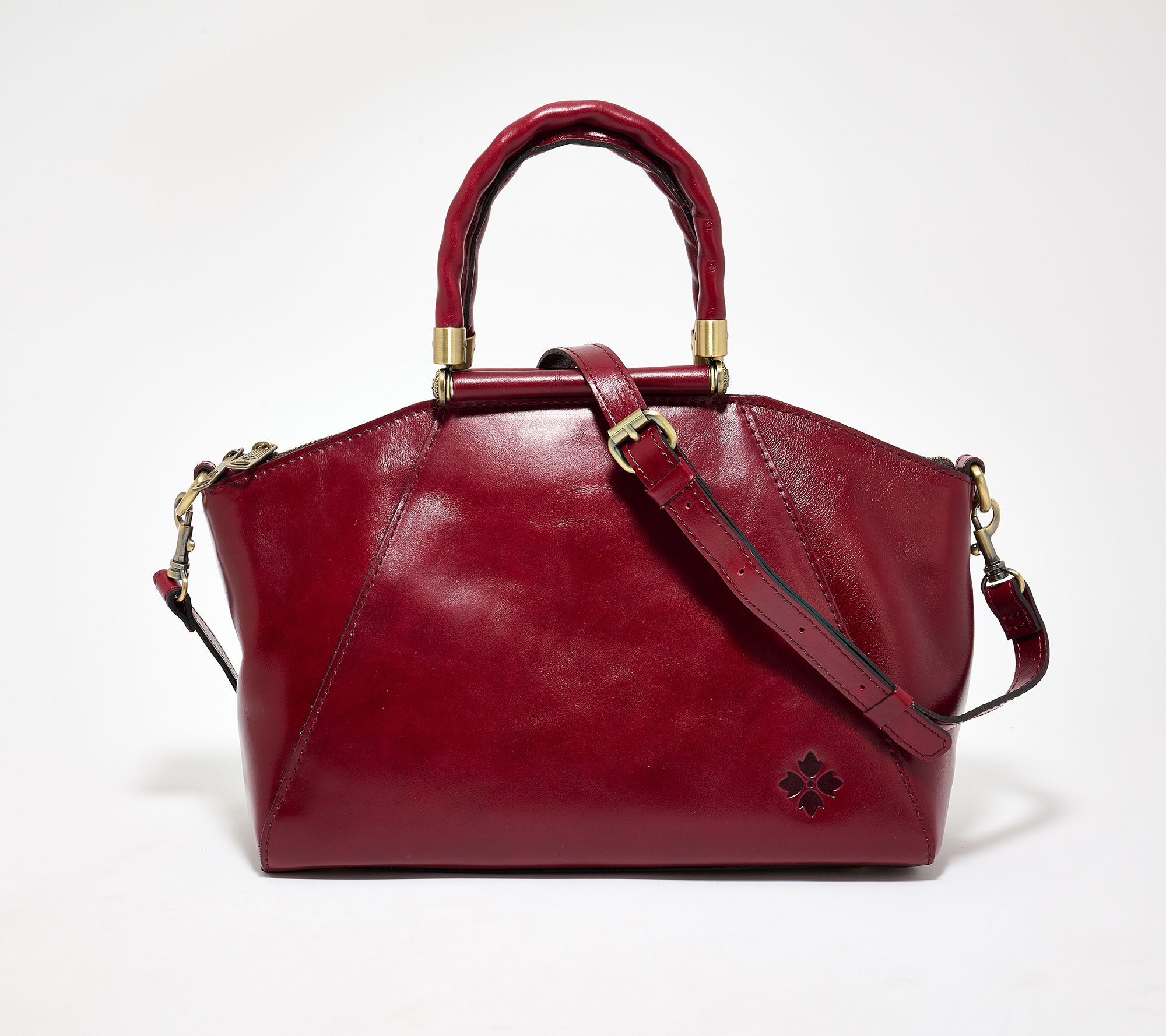Patricia Nash Leather Holland Top Handle Satchel