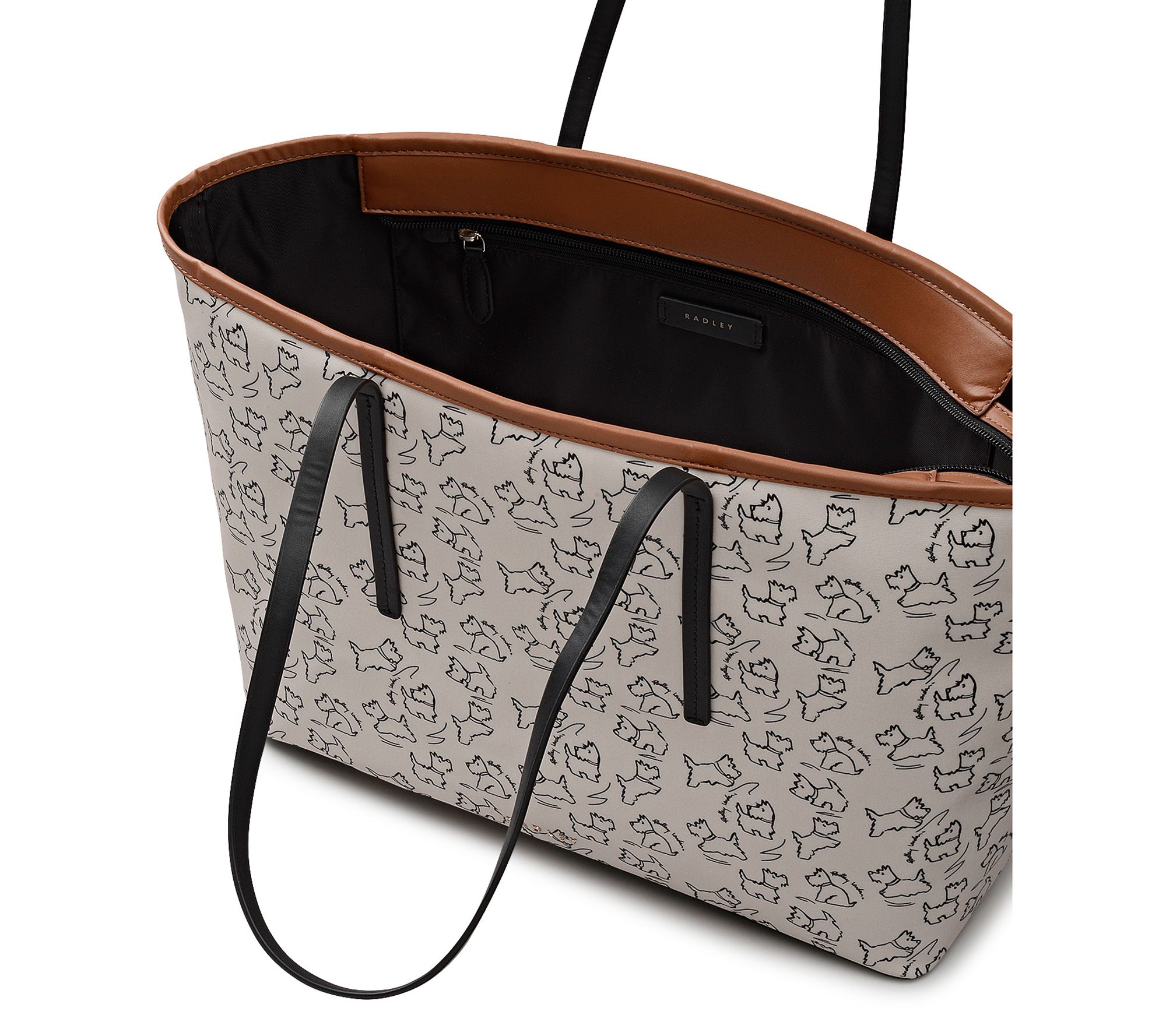 RADLEY London Sketch Street Large Open Top Canvas Tote - QVC.com