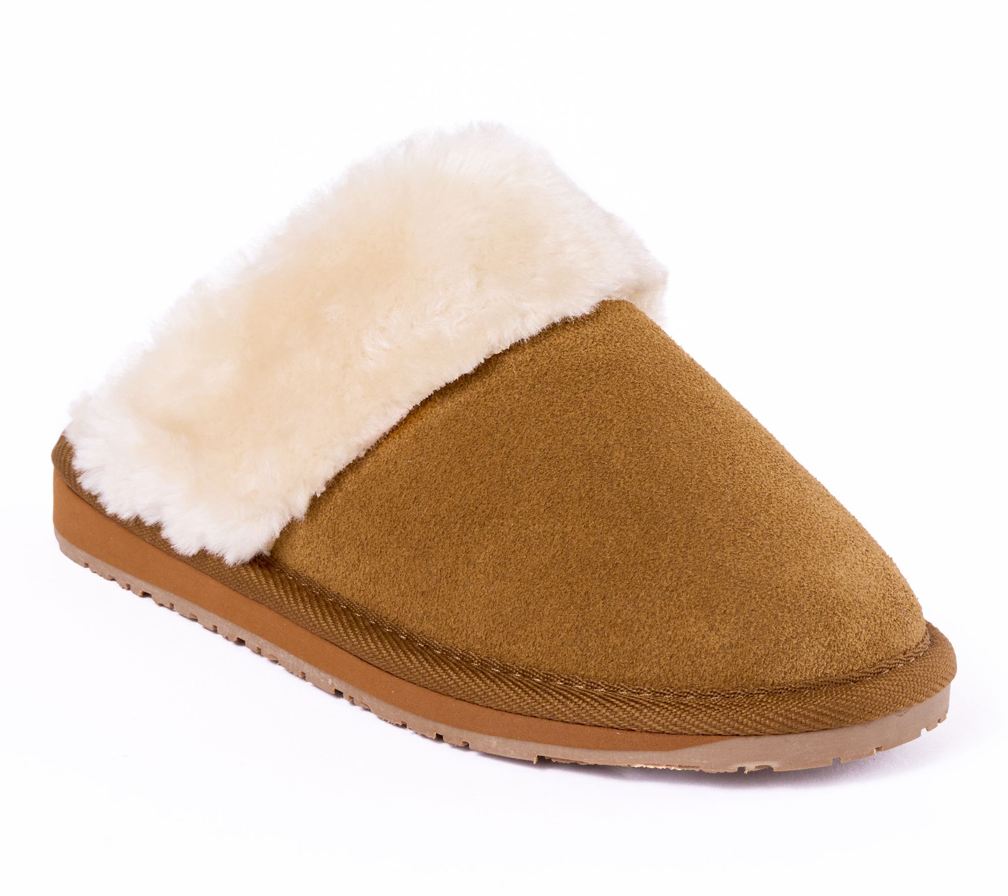 Minnetonka Women's Carefree Scuff Suede Slippers