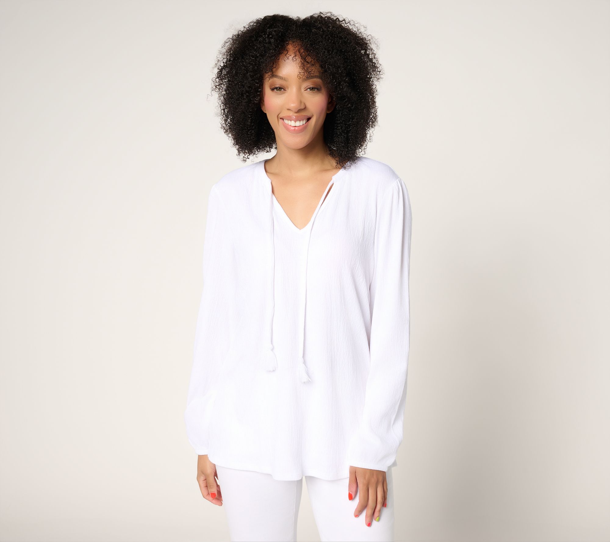 "As Is" Belle by Kim Gravel Packabelle Gotta Getaway Tassel Top