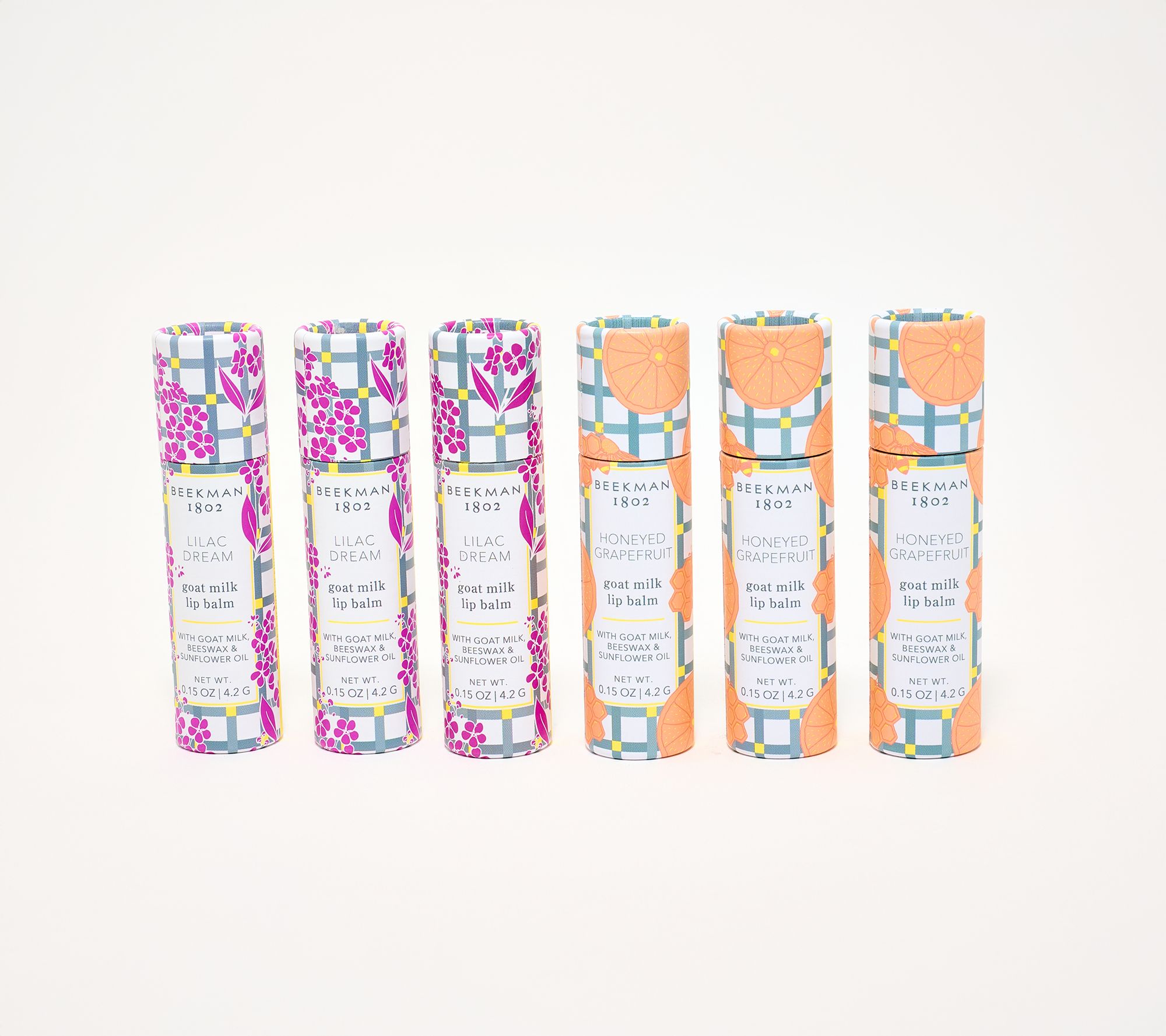 Beekman 1802 6pc Goat Milk Moisturizing Lip Balm Collection