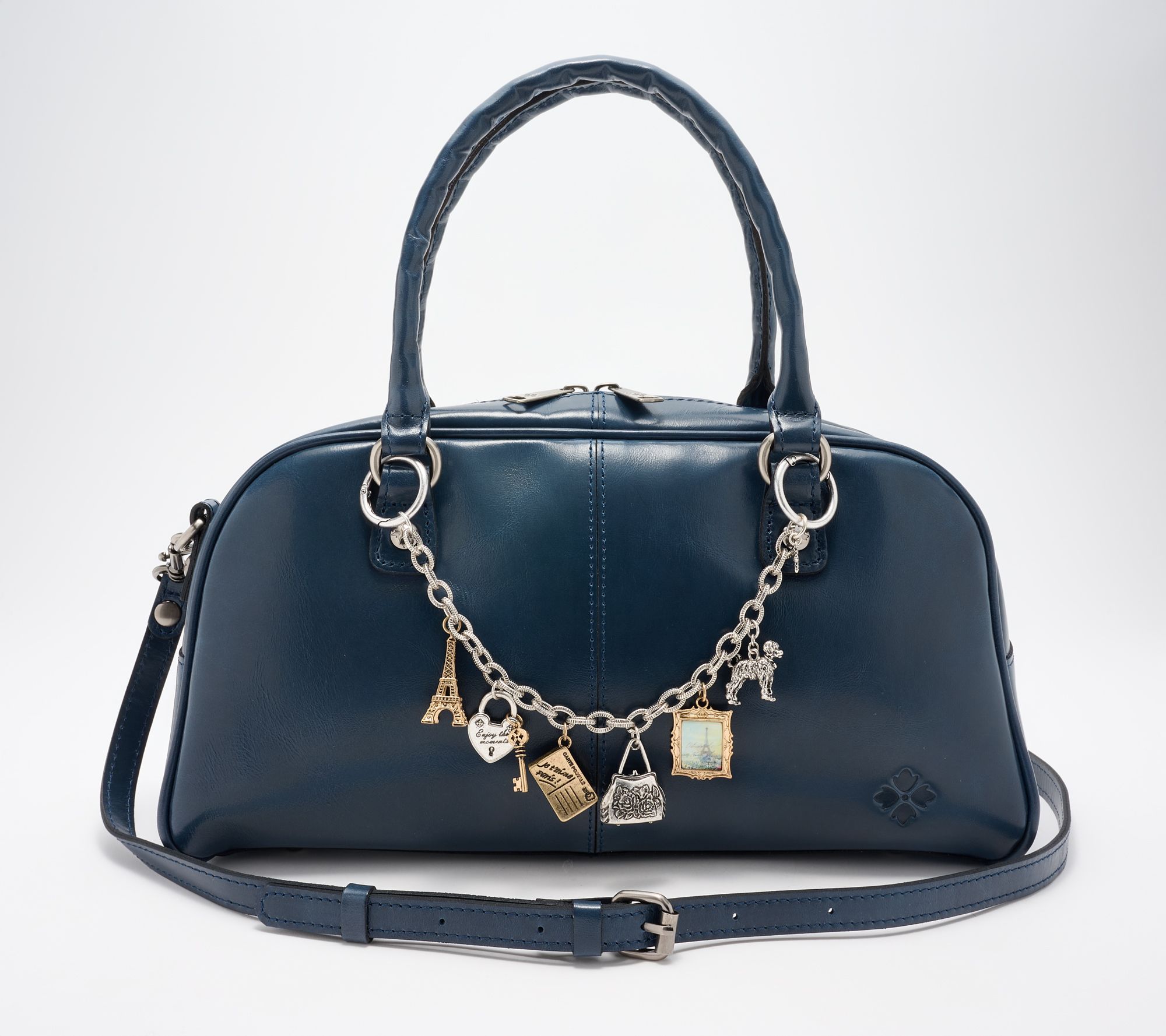 Patricia Nash Pomezia Satchel with Charms