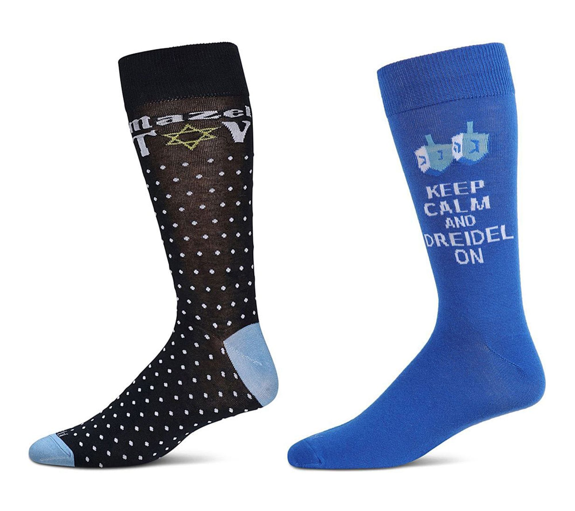 MeMoi Men's Set of 2 Holiday Novelty Crew Socks