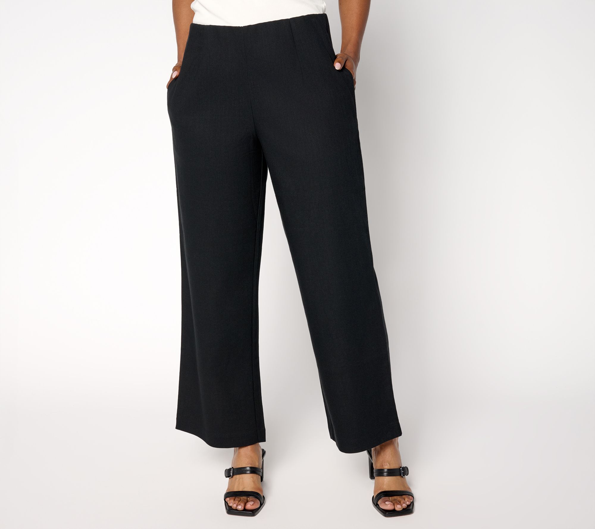 "As Is" Me by Jennie Garth Reg Oasis Pull On Twill Pants