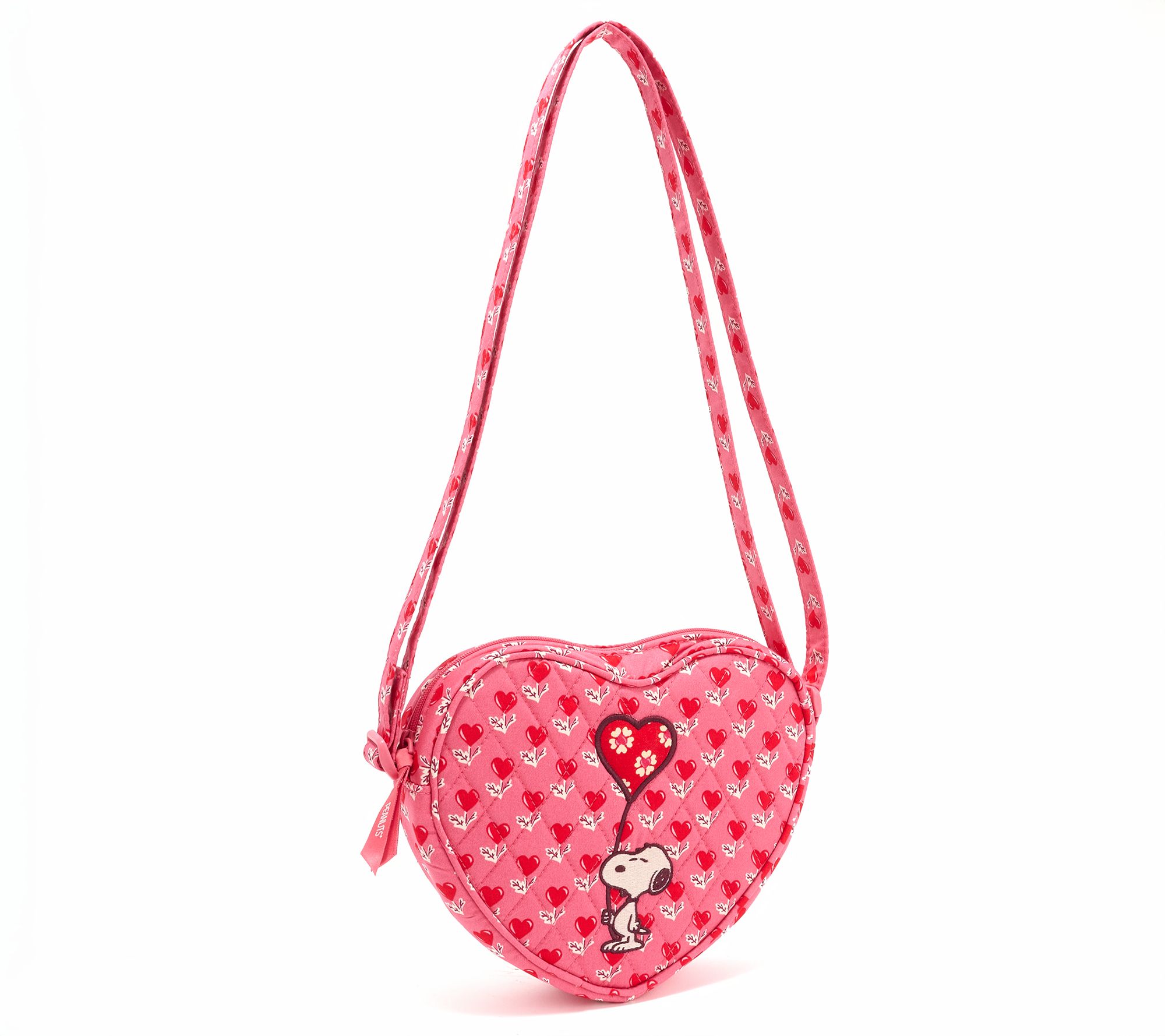  Vera Bradley Peanuts Verona Heart Crossbody