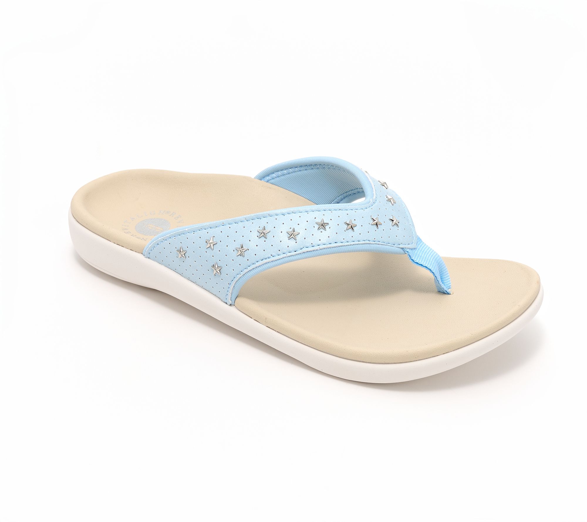 Revitalign Orthotic Star Studded Thong Sandals - Yumi Star