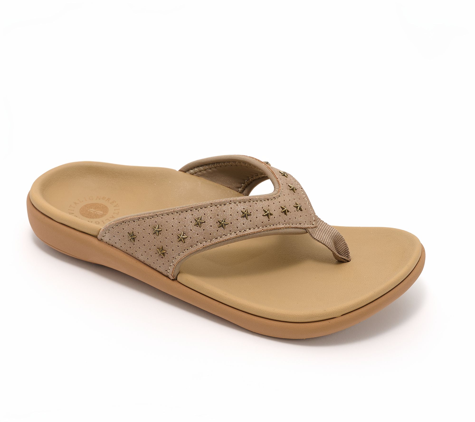 Revitalign Orthotic Star Studded Thong Sandals - Yumi Star