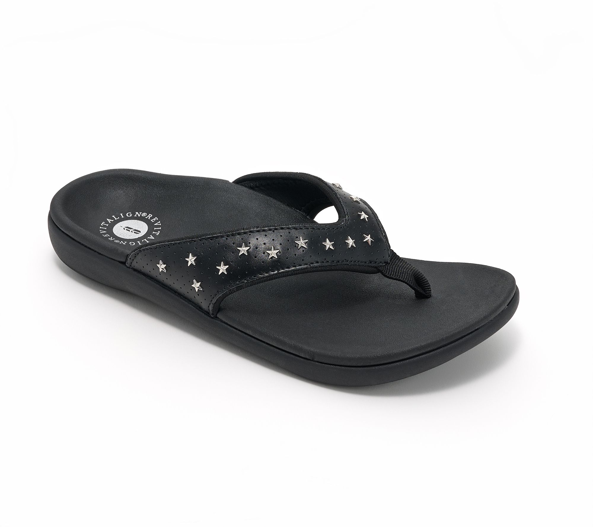 Revitalign Orthotic Star Studded Thong Sandals - Yumi Star