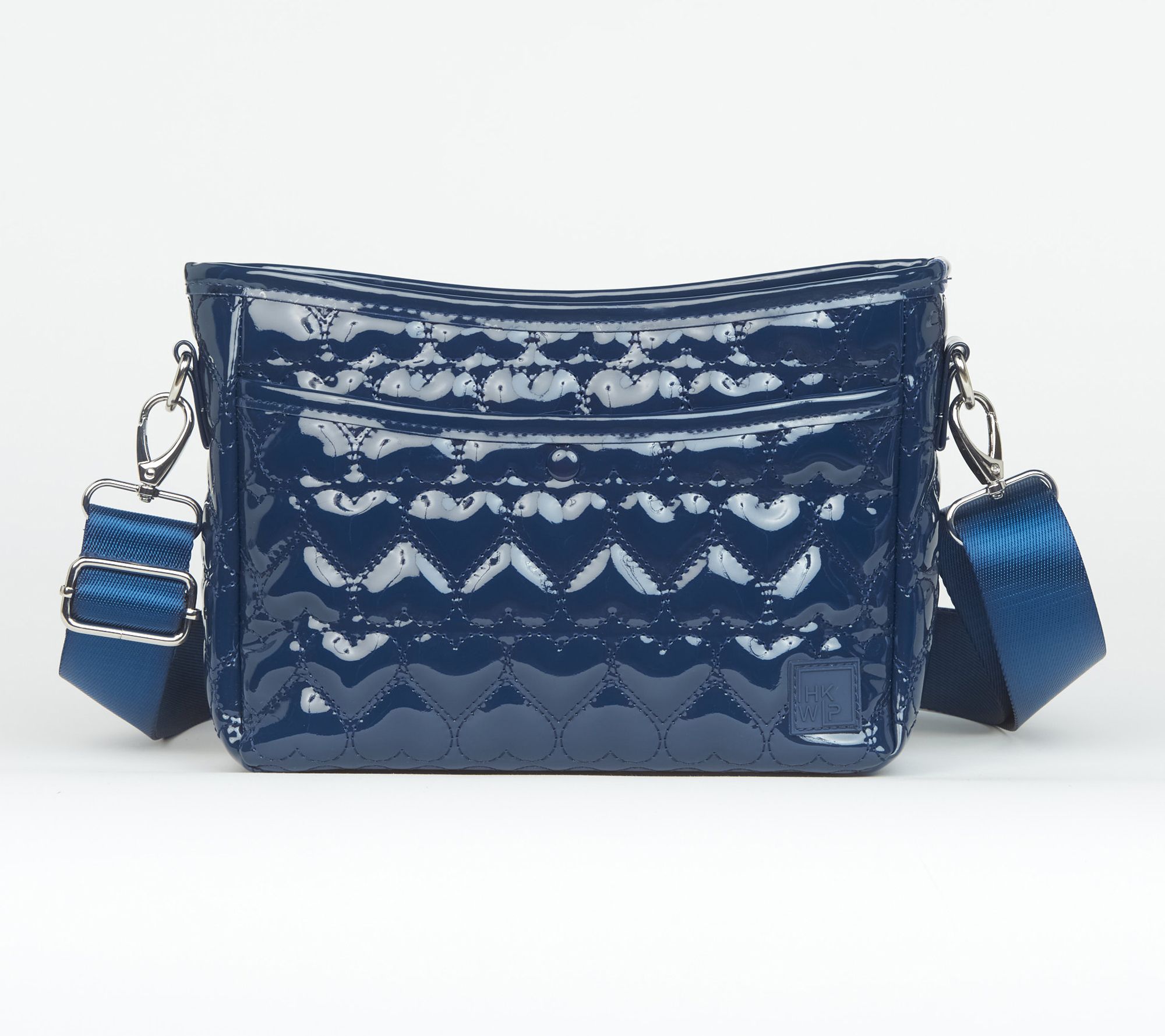  IHKWIP Mini More Love Heart Quilted Messenger Crossbody