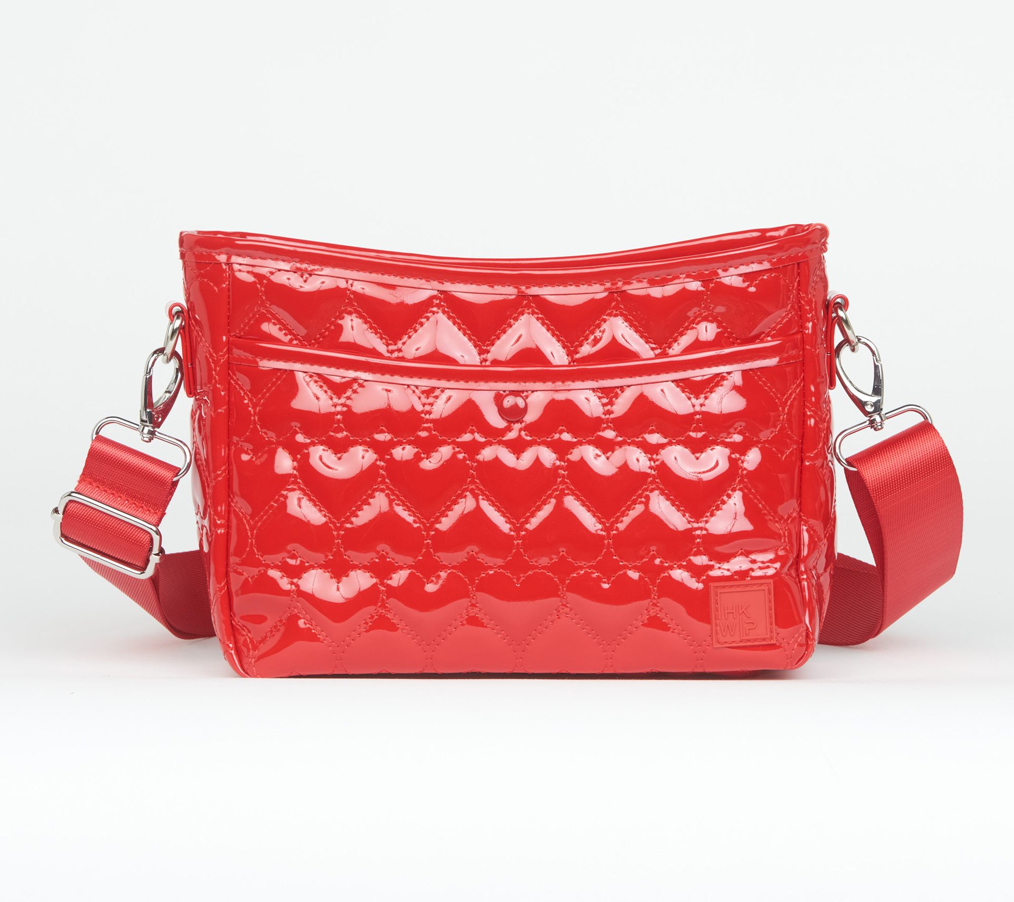 IHKWIP Mini More Love Heart Quilted Messenger Crossbody