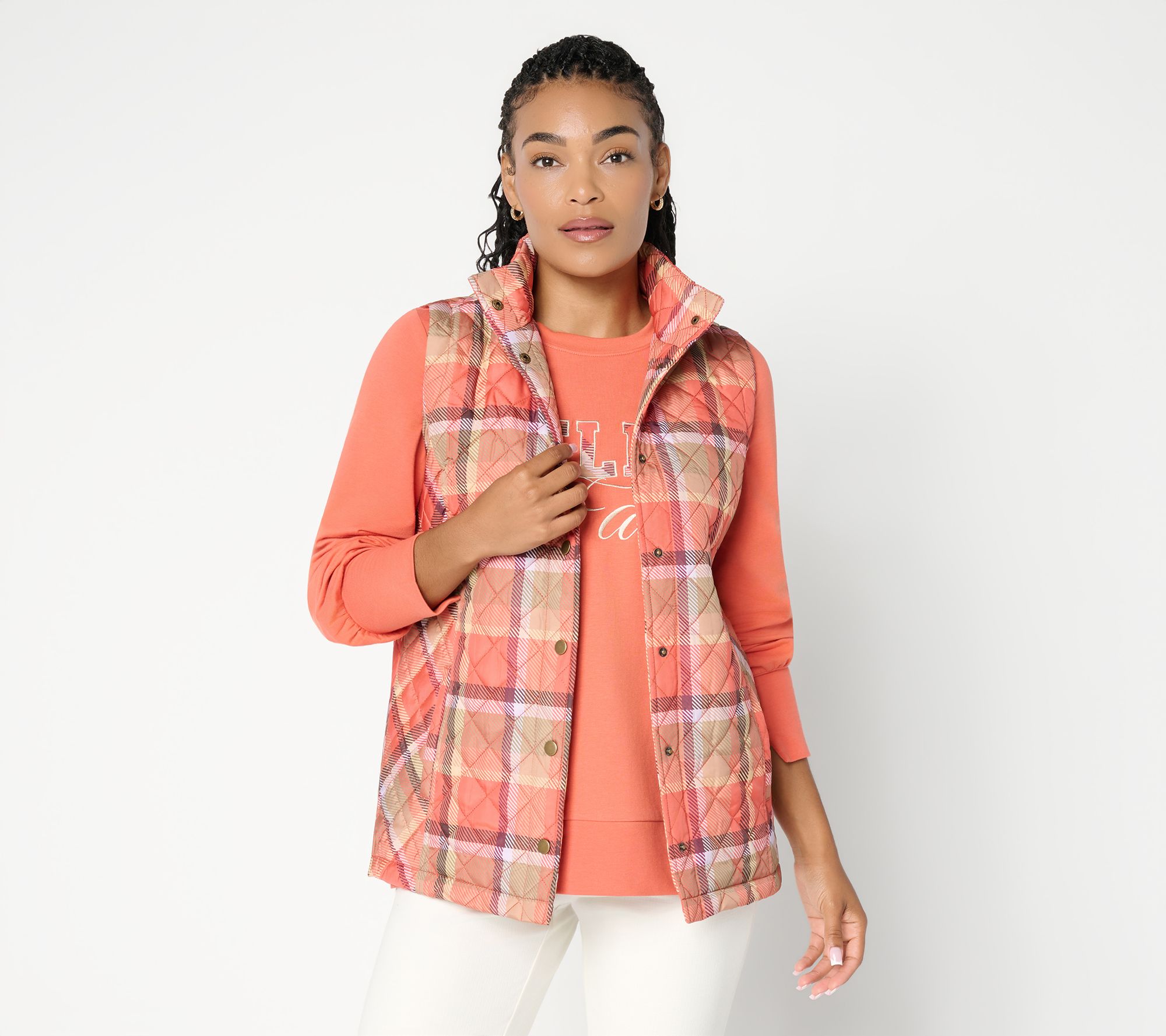  Belle by Kim Gravel Autumnatic Snap Front Vest