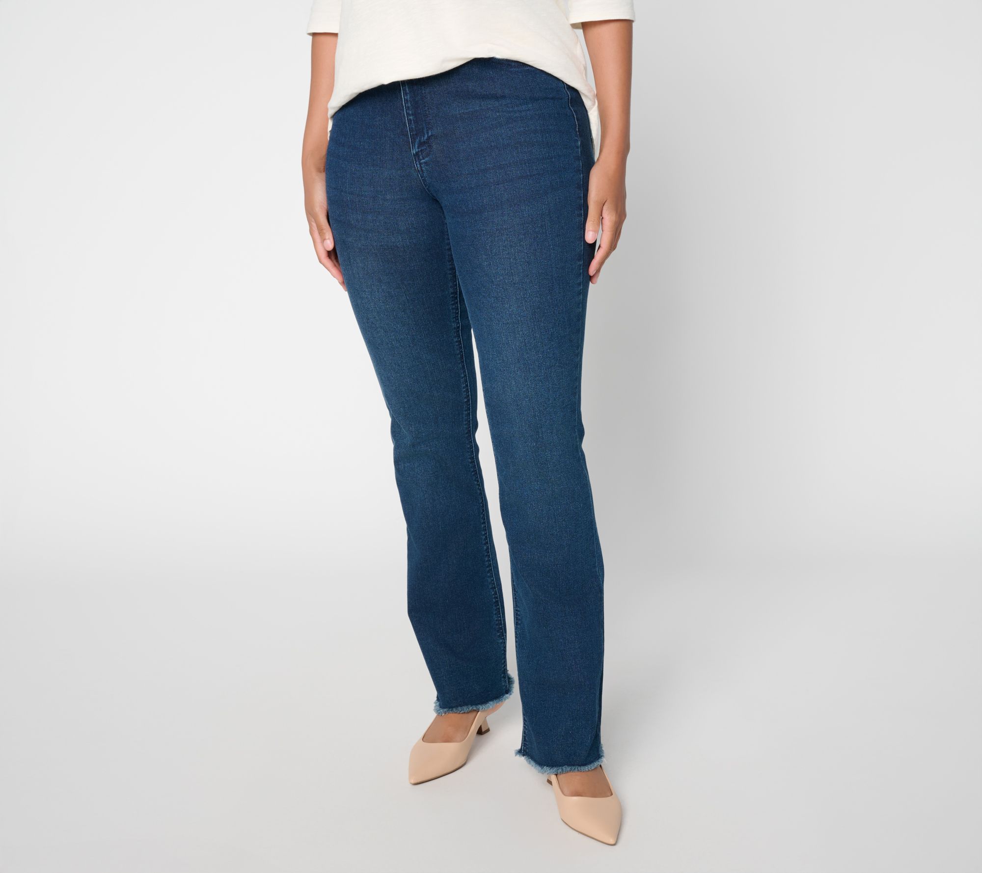 Dennis Basso Petite Riviera Stretch Mini Boot 5 Pocket Jean